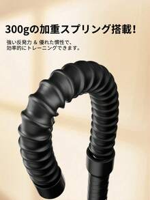 2本セット コードレスバトルロープ フィットネス用 安全ロープ付き 高弾性 有酸素トレーニング 効率的な脂肪燃焼シミュレーション 滑り止めグリップ 静音 初心者、自宅用に最適 - ブラック - チェックする 8