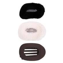 3pcs/6pcs Autumn/Winter Plush Flat & Round Hair Clips Set For Women, Daily Hairstyle Clips With Teeth, Non-Slip Duck Clip, Bendable Arc Design, Vintage Sweet Simple Niche Hair Accessories