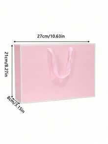 1 buc/, 10 buc/, Sacoșe de cumpărături, Sacoșe de ambalare cu mânere, Geantă decorativă cu funde, Geantă de mână albă din hârtie de mare capacitate, Halloween Ziua Recunoștinței Crăciun Anul Nou Nuntă Ziua de naștere Pachet cadou, Sacoșă de cumpărături simplă în culoare solidă, Consumabile pentru afaceri mici, Cele mai ieftine articole disponibile, Cutii de împachetat cadouri pentru bijuterii pentru petrecerea de Crăciun, Nuntă de vară, Sezonul nunților, Petrecere în aer liber, Petrecere de sărbători