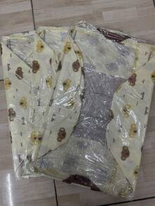 KIT 1 Children's Clothing And Toys Storage Box With Lid For Underwear And Pants-47*28*20cm - 米色 - 查看 9