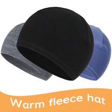 قبعة صوفية للخريف والشتاء، قبعة ركوب من الفليس، للخارج والجري والتزلج، قبعة رياضية صوفية سميكة ودافئة، مناسبة للدراجات في الشتاء والخريف، مقاومة للبرد ودافئة، قبعة بالكروشيه، منتج نسائي مقاوم للرياح، قابل للغسل باليد، مناسب للرجال والنساء