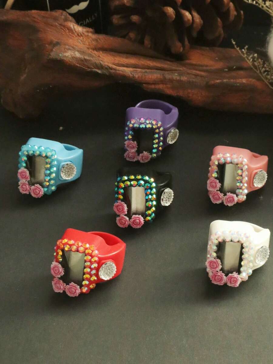 1支/6支/8支/12支装春季花卉 | 树脂永生花计数器，斋月家庭聚会礼物计数计数器