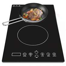 2-Burner Vertical Built-In Induction Grill, 3-Hour Timer, Child Safety Lock, Easy To Clean, 110V-120V, ICT-V - 查看 7
