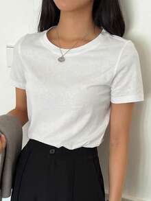 Playeras básicas premium modernas y juveniles, cómodas y versátiles para cualquier ocasión - Blanco - Ver 1