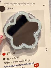 1 chiếc giá đỡ điện thoại từ tính hình ngôi sao và hoa dễ thương, có gương, phù hợp với MagSafe, giá đỡ để bàn có thể điều chỉnh (Lưu ý: Có một lớp màng bảo vệ trên mặt gương, bạn có thể bóc ra để hình ảnh phản chiếu rõ hơn) - Nhiều màu - Xem 8