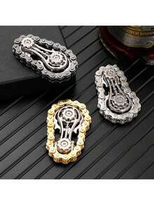 New Creative Car Wheel Gear Chain Finger Spinner Stress Relief Toy For Teens