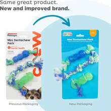Outward Hound Mini Dentachew Dental Dog Chew Toy - 3 Pack - Great Size For Small Dogs And Puppies - ColorC - 查看 2
