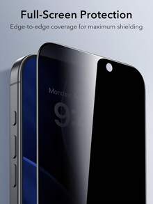 2 Stücke Datenschutz Bildschirmschutz für iPhone 17 Pro Max, Anti-Spähen, Anti-Spionage, gehärtetes Glas mit privatem Schutz, kratzfest, stoßfest, öl- und kratzfeste Beschichtung, kompatibel mit iPhone 17 Pro Air 16 Pro Max 15 -11 Alle Serien