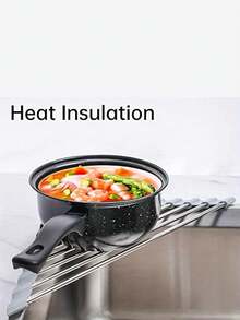 1 buc suport de depozitare triunghiular pliabil din oțel inoxidabil pentru chiuvetă mică de colț - Scurgere de bucătărie multifuncțională pentru chiuvetă, organizator antirugină, trepied și suport - economie de spațiu (negru/gri). Raft de depozitare pentru bucătărie. Depozitare și organizare în bucătărie, necesități casnice și zilnice, convenabil și practic.