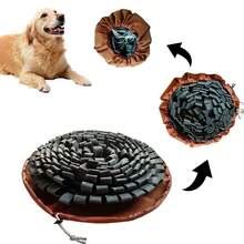 Mata do węszenia dla psa – regulowana interaktywna zabawka-łamigłówka dla dużych i małych psów, spowalniacz jedzenia, stymuluje umysł i łagodzi stres, zachęca do naturalnego żerowania, nadaje się do użytku wewnątrz i na zewnątrz