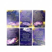 Englische Version der Soul Truth Oracle Karten für intuitive Aromatherapie, enthält 44 Einblickskarten, Divinations-Tischspiele, Familienparty-Unterhaltungsspielkarten, Geschenkspiele