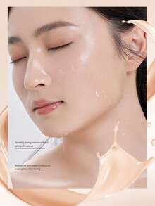 1pc Moisturizing Waterproof Long-Lasting Non-Smudge Natural Dewy Finish Twist-Up Foundation Stick With Brush Applicator, Creates Flawless Complexion