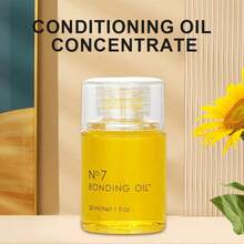 Olaple Olaple No. 7 Bonding Oil, Concentrated High Shine Oil, Heat Protectant, Visibly Smooths & Softens Hair, Added Color Vibrancy, Up To 72 Hour Frizz Control, For All Hair Types, 1 Fl Oz - 1件 - 查看 6