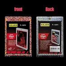 Vorinclex 5pcs 35PT Magnetic Card Holders ,ZAcrylic Clear Card Sleeves Frame ,Transparent Card Collection Sleeves Protector For PTCG/MGT ,One Touch Card Holder For Trading Basketball Sports Cards, Card Top Loader ,Hard Card Sleeve,Display Rack / Showcase/Acrylic Stand/Display Stand