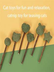 1/10-set kattmynte-retspinnar, tandrengörings- och malningspinnar för katter, hållbara och bettsäkra kattmynteleksaker, interaktiva tandrengöringsleksaker för inomhuskatter i olika stilar och former. Katter älskar hälsosamma tuggleksaker - Multifärgad - Visa 8