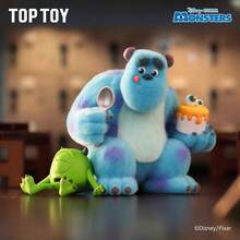 Miniso TOPTOY Monsters, Inc. Work Diary Series Figurine Blind Box Quirky Blind Box Desktop Ornament
