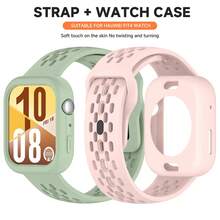 运动透气硅胶表带兼容 WATCH FIT 4 Pro FIT4 腕带兼容 WATCH FIT 3 手链带配件 - Compatible With Huawei Fit 3/4/4Pro - 查看 15