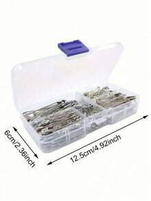 260Pcs Pins Rust Resistant Silver Pins For DIY Crafts Sewing Accessories - 多色的 - 查看 8