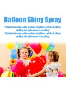 1 pièce/Jue-Fish Aérosol Ballon Brillant Spray, Anti-Oxydation et Maintien de la Brillance de la Surface du Ballon Fournitures de Décoration de Scène Noël, Cadeaux de Fête d'Halloween