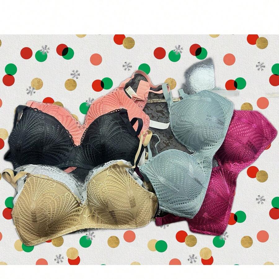 Brasiel Lencería Paquete de 6 Piezas por Talla Copa B - Multicolor - Ver 1