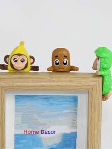 SONNY ANGE L 可爱山海经童童娃娃，非常适合做车内装饰摆件，桌面屏幕摆件，手机摆件，新款公仔，喜欢的娃娃套装，节日礼物 - 彩色 - 查看 2