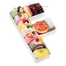 1pc Numeric Candy Box, Reusable Cake Box, Can Be Filled With Fruit Cake, Suitable For Birthday, Party, Gathering, Weekend Party, Anniversary And Other Events