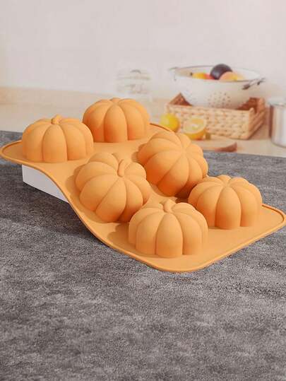 Stampo per torta a forma di testa di zucca, stampo da forno, stampo per cubetti di ghiaccio, stampo per gocce di colla cristallina, adatto per realizzare stampi per Capodanno e Natale.