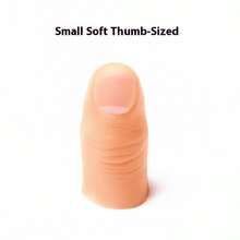 1个2025新款创意逼真拇指套，魔术道具，缝纫玩具，旅行玩具，课堂减压玩具，迷你小玩意，洗澡玩具，圣诞文具，减压球，生日/圣诞节/万圣节礼物，完美礼物