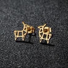 1 Paar modische Edelstahl Schneeflocken, Hirsch und Weihnachtsbaum Ohrstecker mit süßen und einfachen Designs, perfekt als Geschenk für Weihnachtspartys