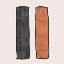 1pc PU Leather Baby Stroller Handle Cover, Comfortable Grip, Easy To Clean, Fits All Stroller Models, Enhances Durability And Practicality - Multicolor - View 4