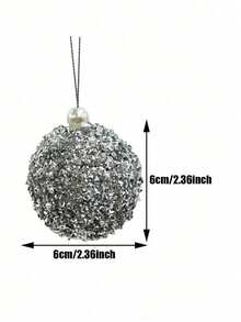 4 buc - Ornamente de Crăciun cu globuri, Decorațiuni de Crăciun, Globuri de Crăciun, Decorațiuni de nuntă, Petrecere, Sărbători, Decorațiuni de masă pentru brad mic
