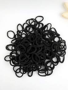 200/100/50/20 Black Zip Ties, Made Of Solid Polyester Material, Suitable For Thick And Curly Ponytails. Male And Female Hair Ties Are Suitable For Hair, Zip Ties, Christmas Makeup, Bridal Makeup, Outdoor Hairstyles, Showers, And Elastic Bands In Daily Life ,Ponytail Holders ,Hair Elastics ,Hair Rubber Bands ,Scrunchies ,Hair Rope ,Elastic Hair Tie