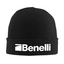 Best Seller Benellis Motorcycle Hats Autumn Winter Skullies Beanies New Motorbike Caps Unisex Acrylic Skullcap - 黑色 - 查看 1
