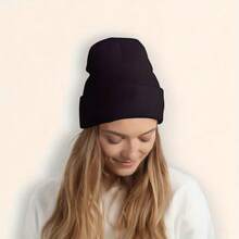 Russian Orthodox Jesus Knitted Hat For Women And Men, Beanies Winter Hat, Acrylic Base Jesus Religious Faith Face Hip-Hop Hat, No Battery - 藏青 - 查看 9