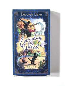 Hochwertige Papier-Materialien Tarotkarten "Everyday Witch", Familienunterhaltungsspielkarten, Spaß Wahrsagespiel Kartendecks für Anfänger Frauen