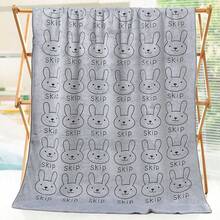 1pc/2pcs Soft & Absorbent Microfiber Pet Towel, Cute Paw Print, Bone, Bear, Rabbit Design, 50cm*100cm, Quick Drying, Cartoon Print Pet Bathing Towel, Ideal For Drying Cats, Dogs, Pet Grooming - Multicolor - View 20