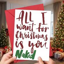 1 pezzo, Biglietto di auguri per Natale per esprimere amore, Biglietto di Natale con busta - Biglietto di Natale con testo