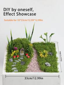 Micro Landscape DIY Material Package - Fairy Garden Elf Door, Suitable For Garden Decoration, Living Room Decoration, Room Decoration, Bedroom Decoration, Home Decoration, Very Suitable For Fairy Gardens, Flower Pots And Potted Plants, Doll House Miniature Models, Vases, Glass Containers, Sand Table Models As Landscape Accessories