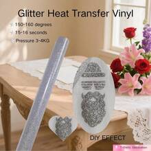 Glitter Heat Transfer Vinyl - Easy To Cut And - Multicolor - View 47