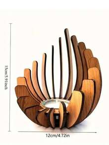 1 szt. ręcznie robiony świecznik w kształcie lotosu (świece nie są dołączone), dekoracja do domu, świecznik w kształcie lotosu, elegancka dekoracja woskowa odpowiednia na ślub, do domu, Boże Narodzenie, Dzień Matki - nie wymaga baterii, nowoczesny minimalistyczny wystrój, rękodzieło, odpowiedni na każdą porę roku