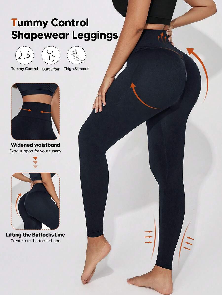 Women's High Waist Tummy Control Butt Lifting Shapewear Seamless Body Shaper