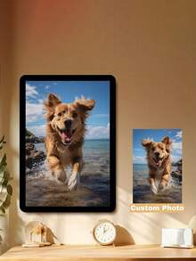 5D Custom Diamond Painting Kits, DIY Personalized Diamond Art Photo With Your Own Pictures, Customised Diamond Painting Kits Full Drill For Adults, Dog, Friends, Loves, Perfect For Room Decor.Custom Personalized 5D DIY Diamond Art Painting Kit, Custom Home Decor Diamond Art Painting, Unique Thanksgiving Valentine'S Day Gift - Multicolor - View 4
