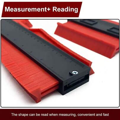 1 Pcs Measuring Tool Contour Tool, ABS Measuring Tool Edge Shaping Woodworking Tool Accessories Contour Copying Tool Irregular Contour Copying Tool