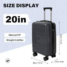 Carry-Ons - Màu xám đen - Xem 2