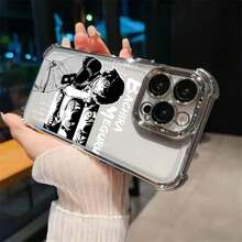 Cool B-Blue L-Lock Anime Flat Phone Case For IPhone 16e 16 15 14 13 12 11 Pro Max X XR XSMax 7 8 6 Plus Anti-Fall Airbag - DDW-249hkx340a3 - Xem 4