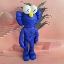 1PC 芝麻街可动人偶模型摆件，卡通装饰玩具模型家居摆件公仔模型玩偶汽车摆件创意个性汽车内饰装饰用品玩具 - 彩色 - 查看 7