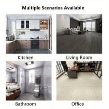 12/24 件哑光奢华大理石地砖，厚实，现代风格耐磨材料，易于 DIY 安装，适用于厨房、浴室、客厅、办公室和其他室内地板和墙壁，优雅的家居装饰，易于安装的贴纸，防滑地砖，防水墙贴 - 彩色 - 查看 8