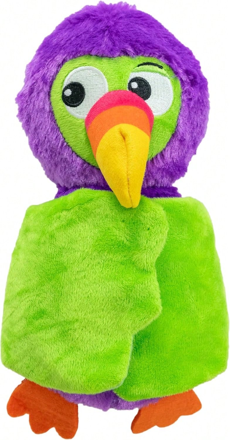 By Nina Ottosson Hide-Ablez Plush Dog Puzzle With Treat Ball, Toucan, Multicolored,20999683 - 墨綠色 - 查看 1