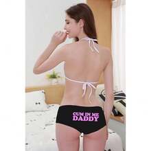 JIQIMEI Women's Underpants Funny Panties, Soft And Comfortable Low Rise Sexy, Give Her A Gift Of Love - Multicolor12 - 查看 6
