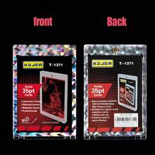 Vorinclex 5pcs 35PT Magnetic Card Holders ,ZAcrylic Clear Card Sleeves Frame ,Transparent Card Collection Sleeves Protector For PTCG/MGT ,One Touch Card Holder For Trading Basketball Sports Cards, Card Top Loader ,Hard Card Sleeve,Display Rack / Showcase/Acrylic Stand/Display Stand